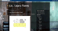 Desktop Screenshot of liclauraflores.blogspot.com