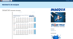 Desktop Screenshot of neonati-inacqua.blogspot.com
