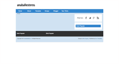 Desktop Screenshot of anaballesteros.blogspot.com