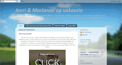 Desktop Screenshot of joeri-en-marianne-op-vakantie.blogspot.com