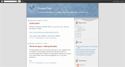 Desktop Screenshot of frozenfive.blogspot.com