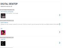 Tablet Screenshot of darkflamedesign-digitaldesktop.blogspot.com