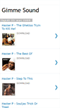 Mobile Screenshot of gimmesound.blogspot.com
