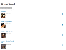 Tablet Screenshot of gimmesound.blogspot.com