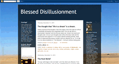 Desktop Screenshot of blesseddisillusionment.blogspot.com