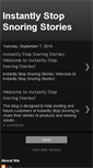 Mobile Screenshot of instantlystopsnoringstories.blogspot.com