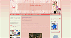 Desktop Screenshot of bisuteriabykyra.blogspot.com