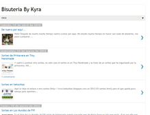 Tablet Screenshot of bisuteriabykyra.blogspot.com