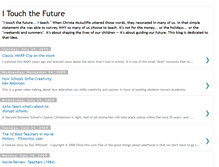 Tablet Screenshot of itouchthefuture.blogspot.com