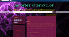 Desktop Screenshot of deportesalternativosuam.blogspot.com