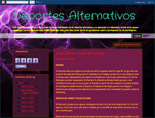 Tablet Screenshot of deportesalternativosuam.blogspot.com