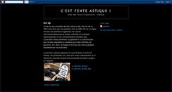 Desktop Screenshot of fente-astique.blogspot.com