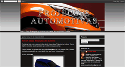 Desktop Screenshot of projecoesautomotivas.blogspot.com