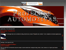 Tablet Screenshot of projecoesautomotivas.blogspot.com