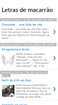 Mobile Screenshot of letrasdemacarrao.blogspot.com