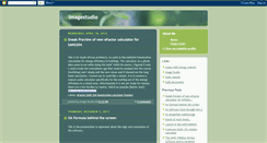 Desktop Screenshot of imagestudio1.blogspot.com