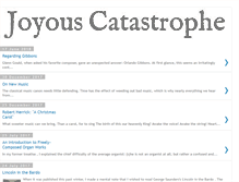 Tablet Screenshot of joyouscatastrophe.blogspot.com