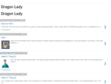 Tablet Screenshot of dragonladylibrary2.blogspot.com