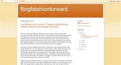 Desktop Screenshot of flingfatshionforward.blogspot.com