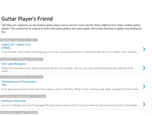 Tablet Screenshot of guitarplayersfriend.blogspot.com