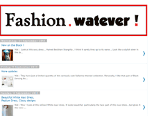 Tablet Screenshot of fashionwatever.blogspot.com