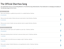Tablet Screenshot of diarrheasong.blogspot.com