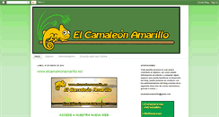 Desktop Screenshot of elcamaleonamarillo.blogspot.com