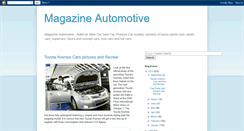 Desktop Screenshot of magazineautomotive.blogspot.com
