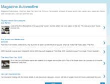 Tablet Screenshot of magazineautomotive.blogspot.com
