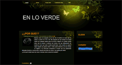 Desktop Screenshot of enloverde.blogspot.com