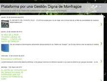 Tablet Screenshot of plataformagestiondignamonfrague.blogspot.com