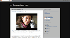 Desktop Screenshot of discapacidadyvida.blogspot.com