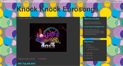 Desktop Screenshot of knockknockeurosongs.blogspot.com