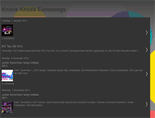 Tablet Screenshot of knockknockeurosongs.blogspot.com