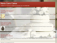 Tablet Screenshot of mariacanocakes.blogspot.com