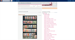 Desktop Screenshot of collection-timbres.blogspot.com