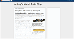 Desktop Screenshot of jeffreysmodeltrainblog.blogspot.com