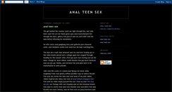 Desktop Screenshot of anal-teen-sex.blogspot.com