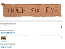 Tablet Screenshot of blogthreesixfive.blogspot.com