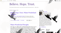 Desktop Screenshot of believe-hope-trust.blogspot.com