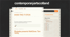 Desktop Screenshot of contemporaryartscotland.blogspot.com