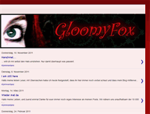 Tablet Screenshot of gloomyfox.blogspot.com