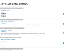 Tablet Screenshot of netshareconsultorias.blogspot.com