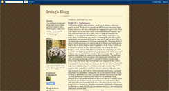 Desktop Screenshot of irvingsbloggs.blogspot.com