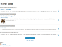 Tablet Screenshot of irvingsbloggs.blogspot.com