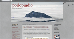 Desktop Screenshot of porlopindio.blogspot.com