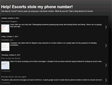 Tablet Screenshot of escortcell.blogspot.com