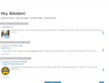 Tablet Screenshot of bobidom.blogspot.com