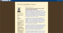 Desktop Screenshot of hooleintelligence.blogspot.com