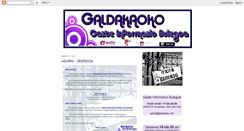 Desktop Screenshot of galdakaogib.blogspot.com
